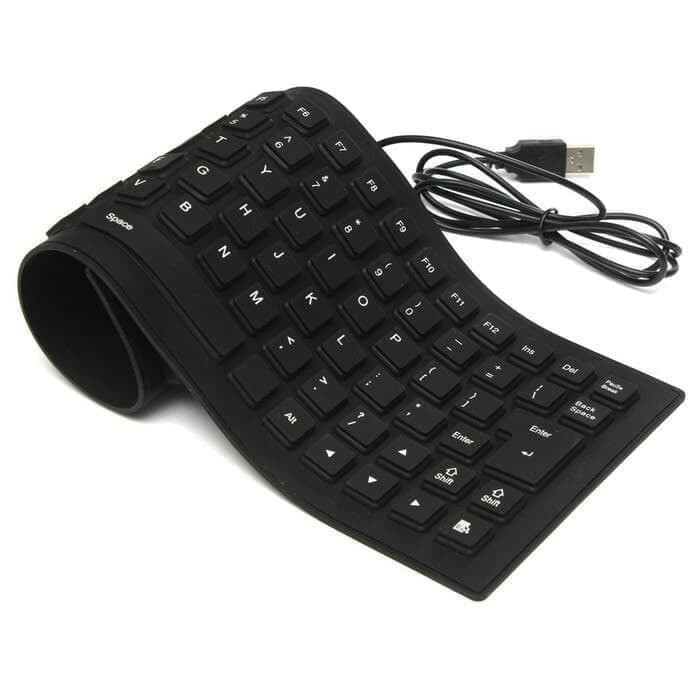 Keyboard flexible mini usb2.0 wired - Keypad silicone karet