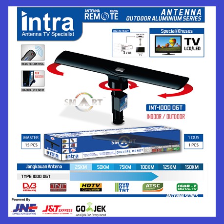 Antena Remote Digital TV LCD/LED / Intra INT-1000DGT (Termurah!)