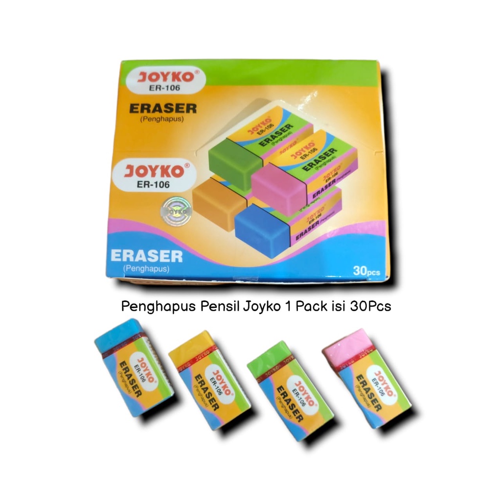 

Penghapus Pensil Joyko Warna Eraser Warna Setip Joyko