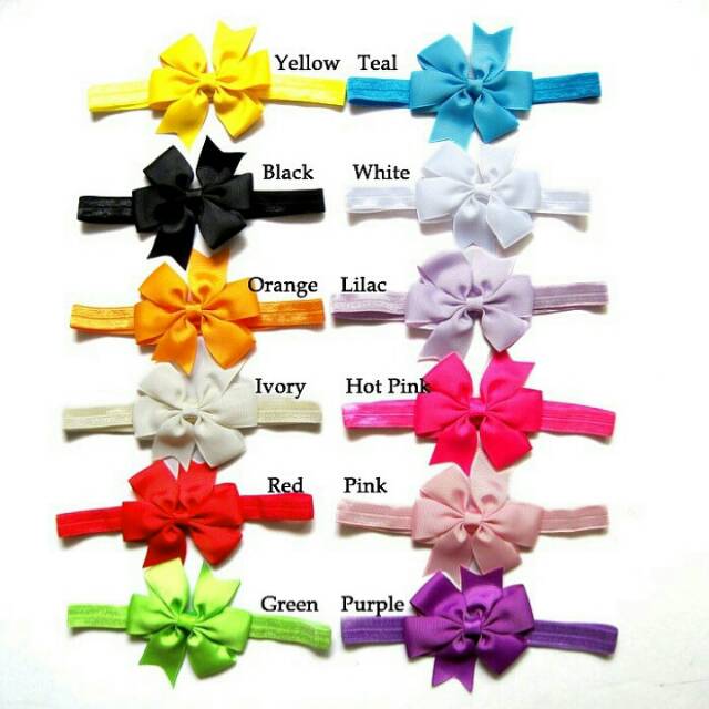 Bandana bayi anak pita klasik simple lucu murah grosir import