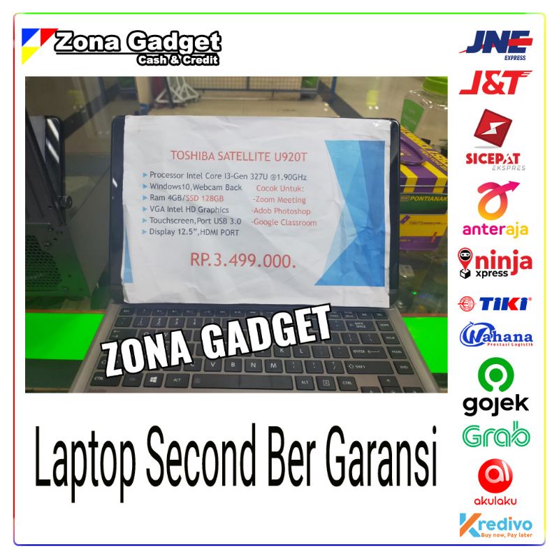 Laptop Second Toshiba Satellite U920TProsesor Intel Core i3 Gen 327U