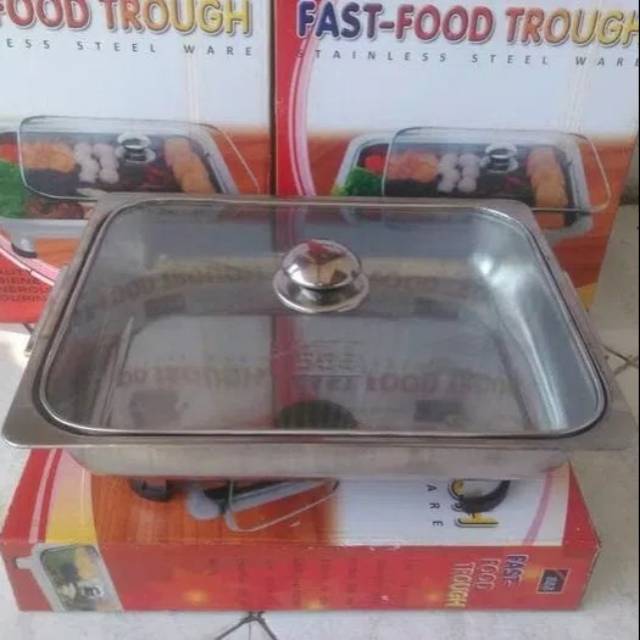 fast food tutup kaca free sendok