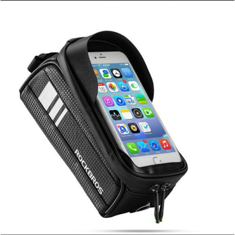 Rockbros Tas Sepeda Waterproof untuk 6.3 inch Smartphone - 017-2BK