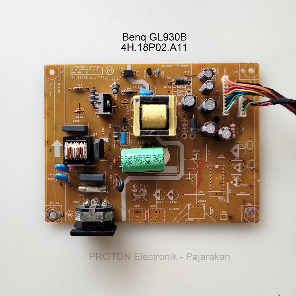 PSU LED Monitor Benq GL930 GL930A GL930B GL2230 GL2230M GL2240 Mesin Power Supply 4H.18P02.A11 TU08Q