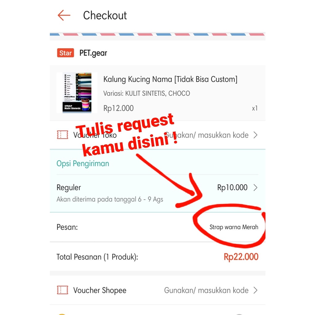 Kalung Kucing Nama