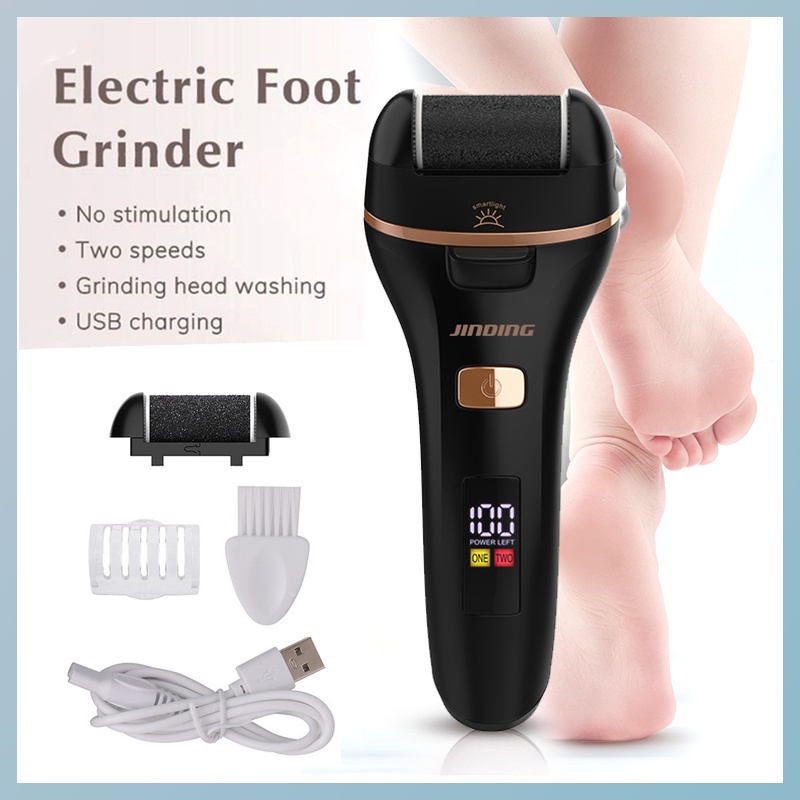 Penggiling Kaki Listrik Berkualitas Tinggi / Isi Ulang / Secara Otomatis Menghilangkan Kulit Mati Dan Kapalan / Meningkatkan Kehalusan Kulit Seperti Sebelumnya Foot scrubber for exfoliating foot beauty Foot sharpener