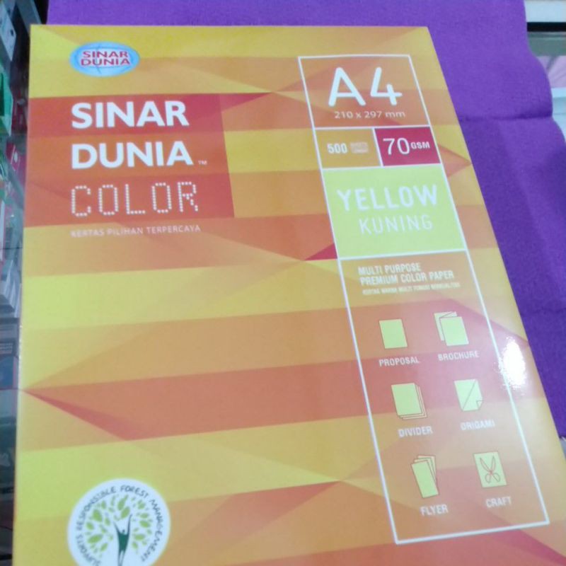 KERTAS HVS WARNA SIDU