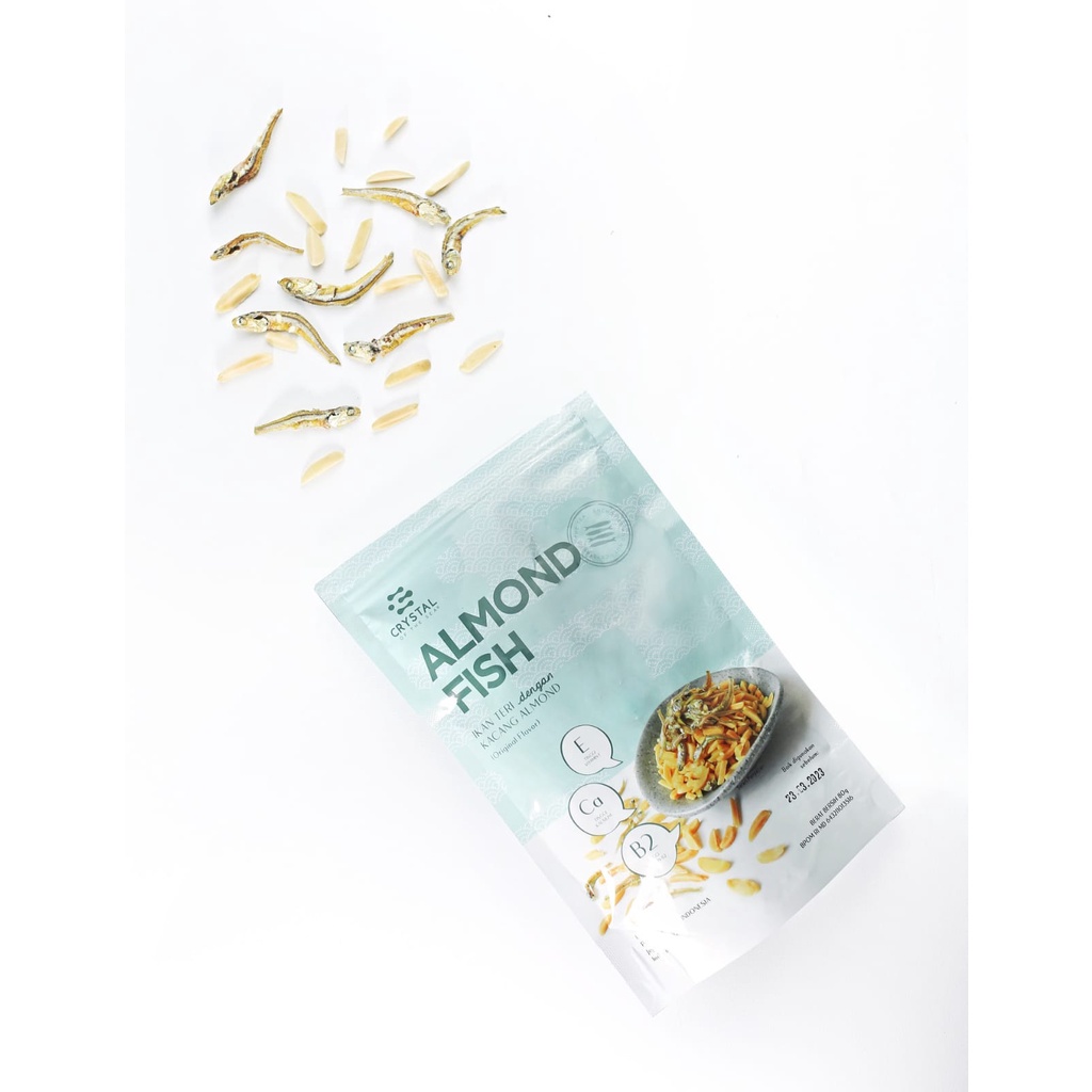 

Almond Fish Snack Crystal of the sea 80gr | snack sehat HALAL