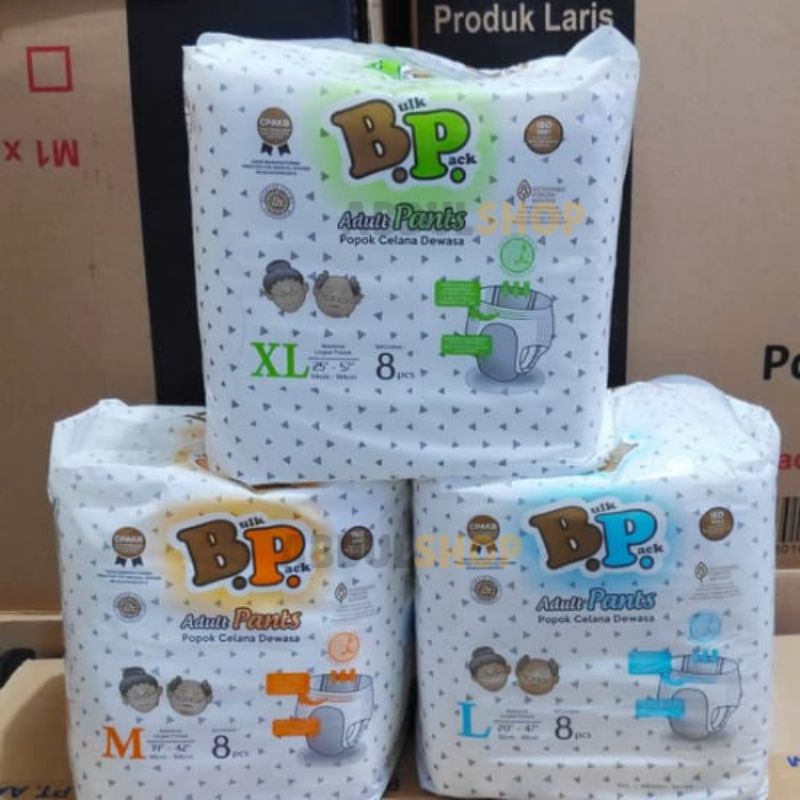 BP BULK PACK POPOK CELANA DEWASA / POPOK DEWASA [Size : M/L/XL/XXL}