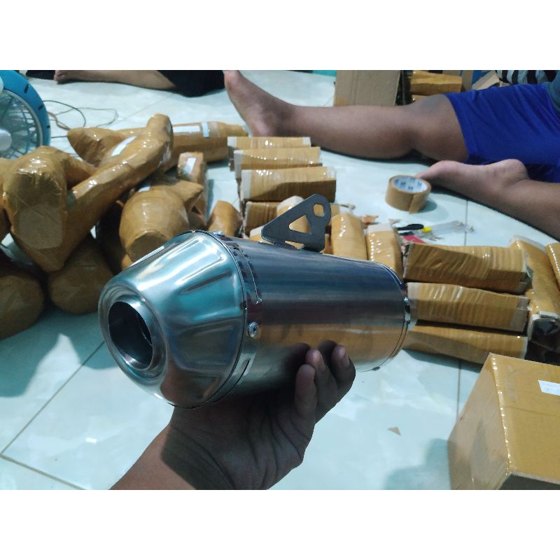 Silincer Gtx TraiL Polos Norifumi Rv1 Torch bore up gp7 Klx crf dtracker Wr155 Knalpot Racing