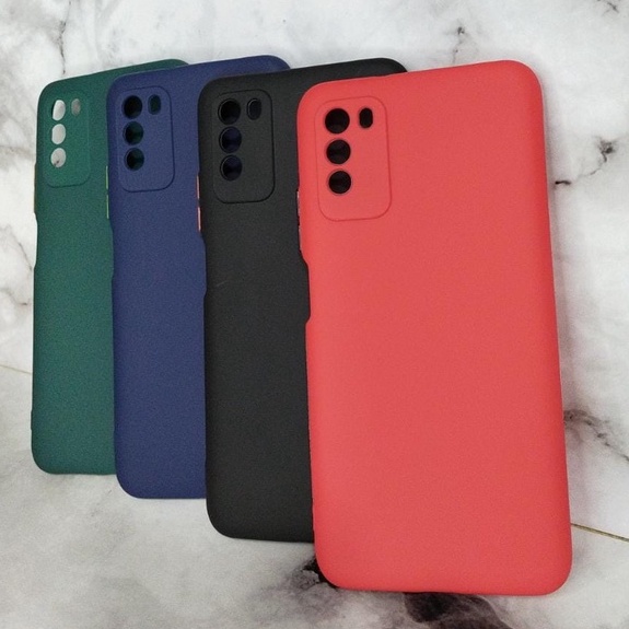 CASE BABY SKIN MACARON + PROTECT CAMERA XIAOMI POCOPHONE M3 SOFTCASE - FA