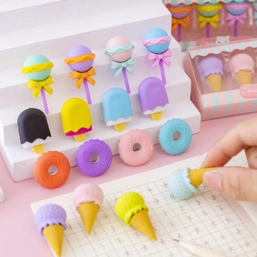 

Penghapus dessert bear lucu - donat set