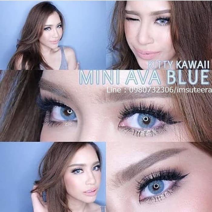 Softlens Kitty Kawaii Mini Ava Blue