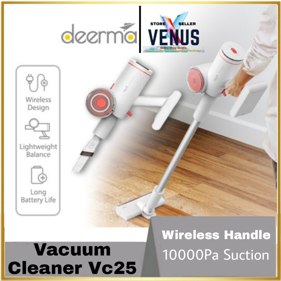 Deerma VC25 / VC25 Plus Handheld Wireless Vacuum Cleaner Penyedot Debu