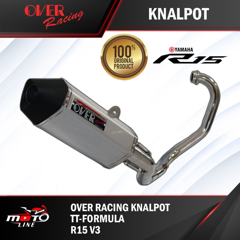 knalpot r15 v3 over racing TT formula