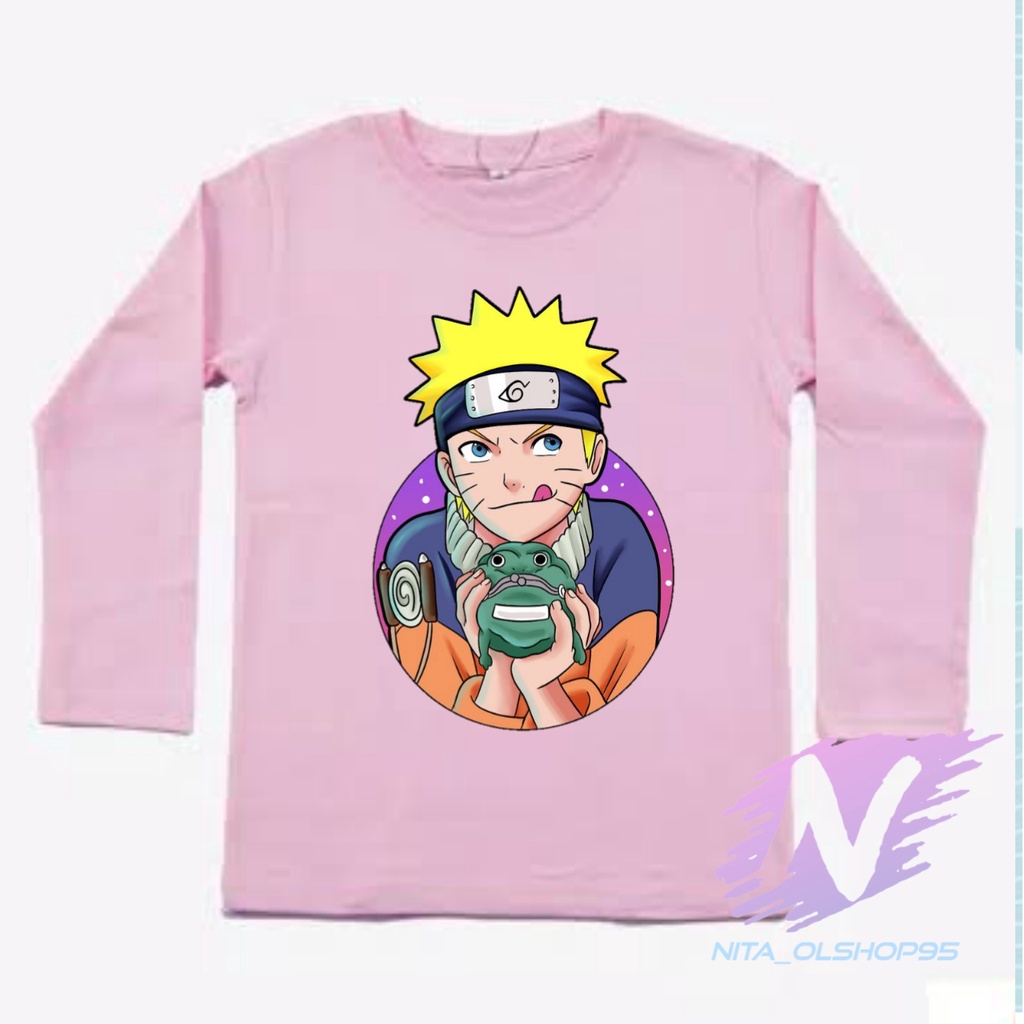 KAOS ANAK LENGAN PANJANG NARUTO KECIL AMINE ANAK