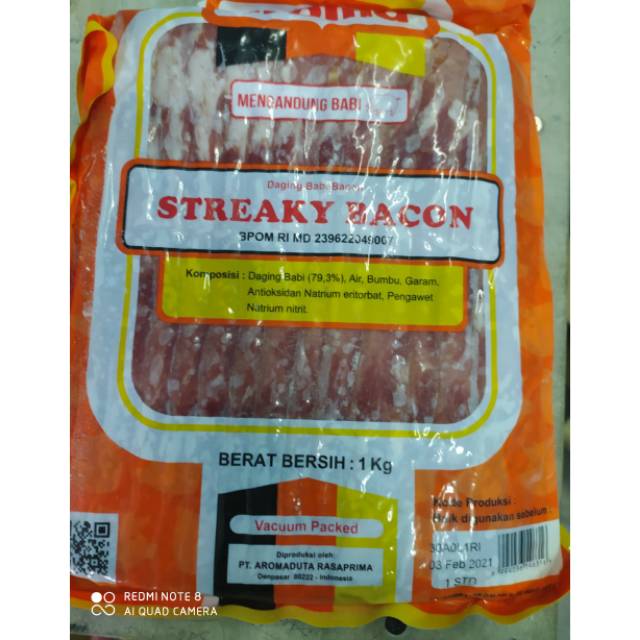 

AROMA STREAKY BACON 1KG