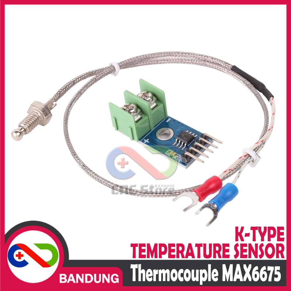 K TYPE-K THERMOCOUPLE MAX6675 MODULE HIGH TEMPERATURE SENSOR FOR ARDUINO SENSOR SUHU