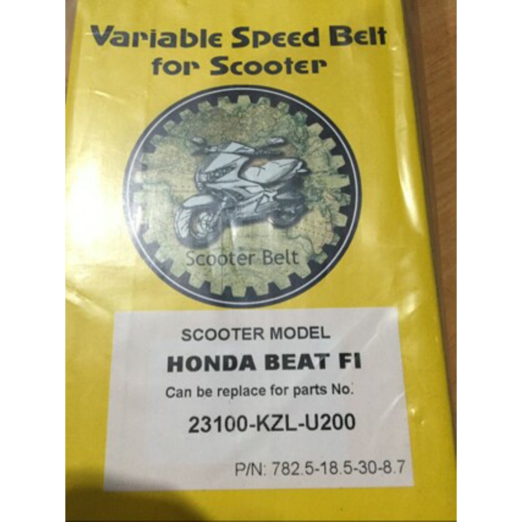 V Belt Honda Beat FI   Weight Roller BANDO Limited