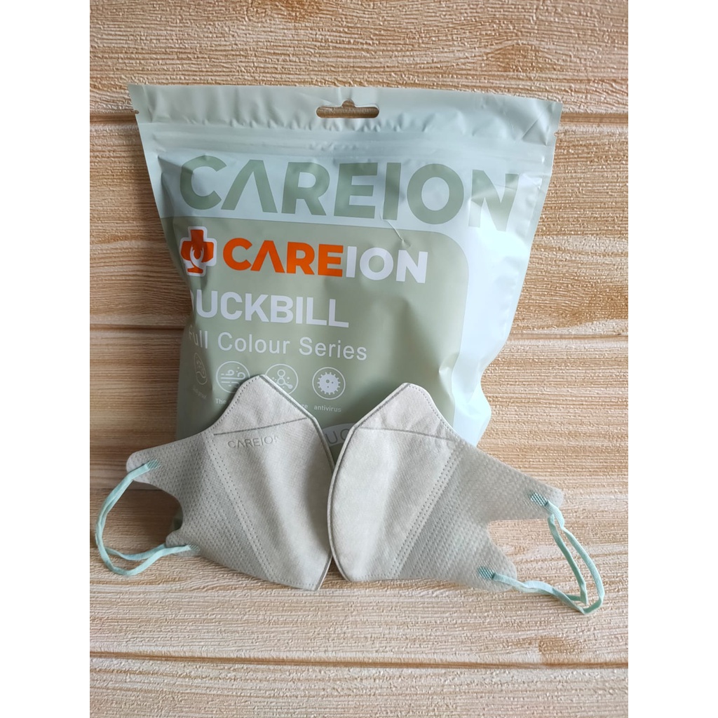 MASKER DUCKBILL CAREION FACEMASK WARNA ISI 50PC-DB  SOFT MATCHA GREN