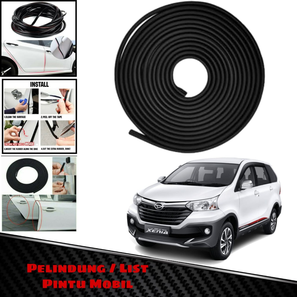 LIST KARET PINTU MOBIL XENIA HITAM