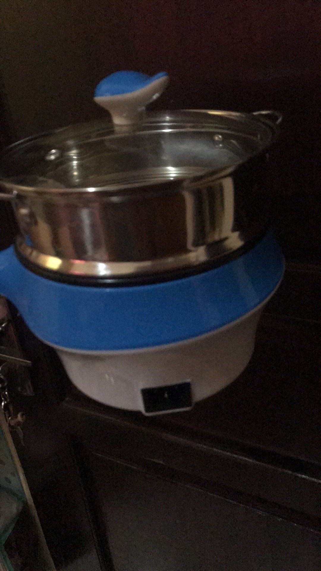 Panci Elektrik 18cm 1.5l Serbaguna Portable Kukus Pan Listrik Murah