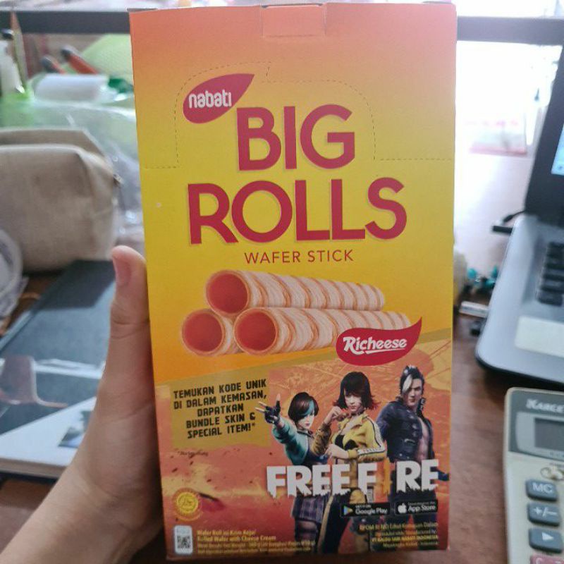 

big rolls 18 gr (1 pak isi 24 bks)