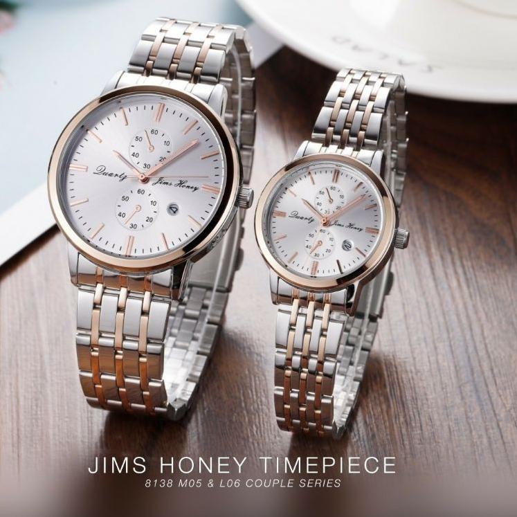 Obral Irit Jam Tangan Couple Kode 8138 Jims Honey