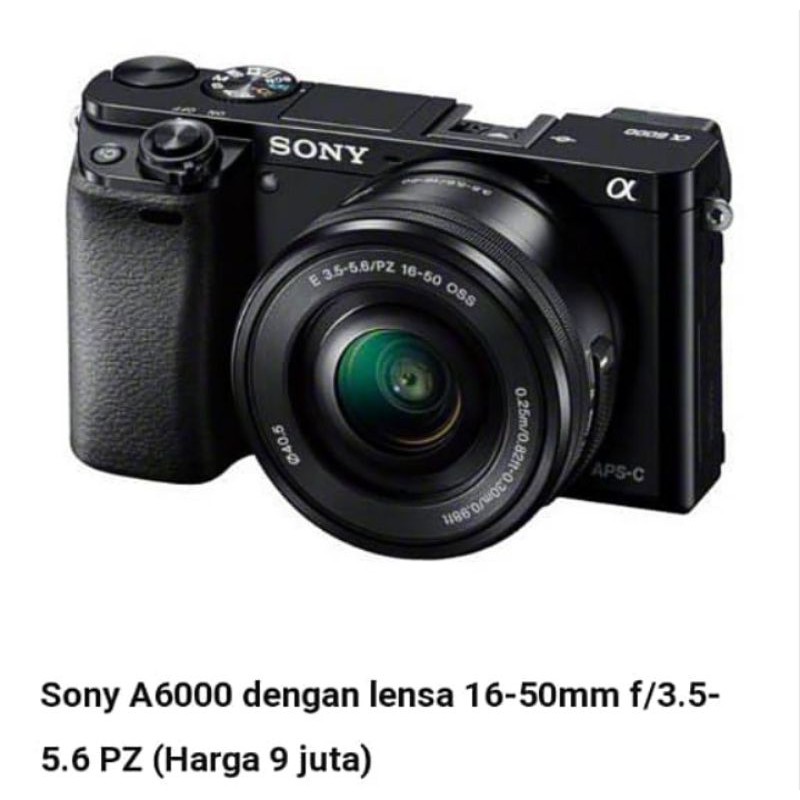 camera sony A6000