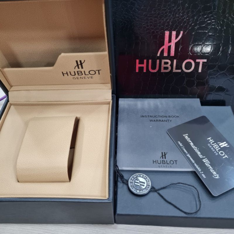 kotak jam tangan hublot fulset original