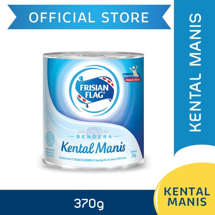 

101bfbb Frisian Flag Bendera Kental Manis Kaleng 370G Xa201As