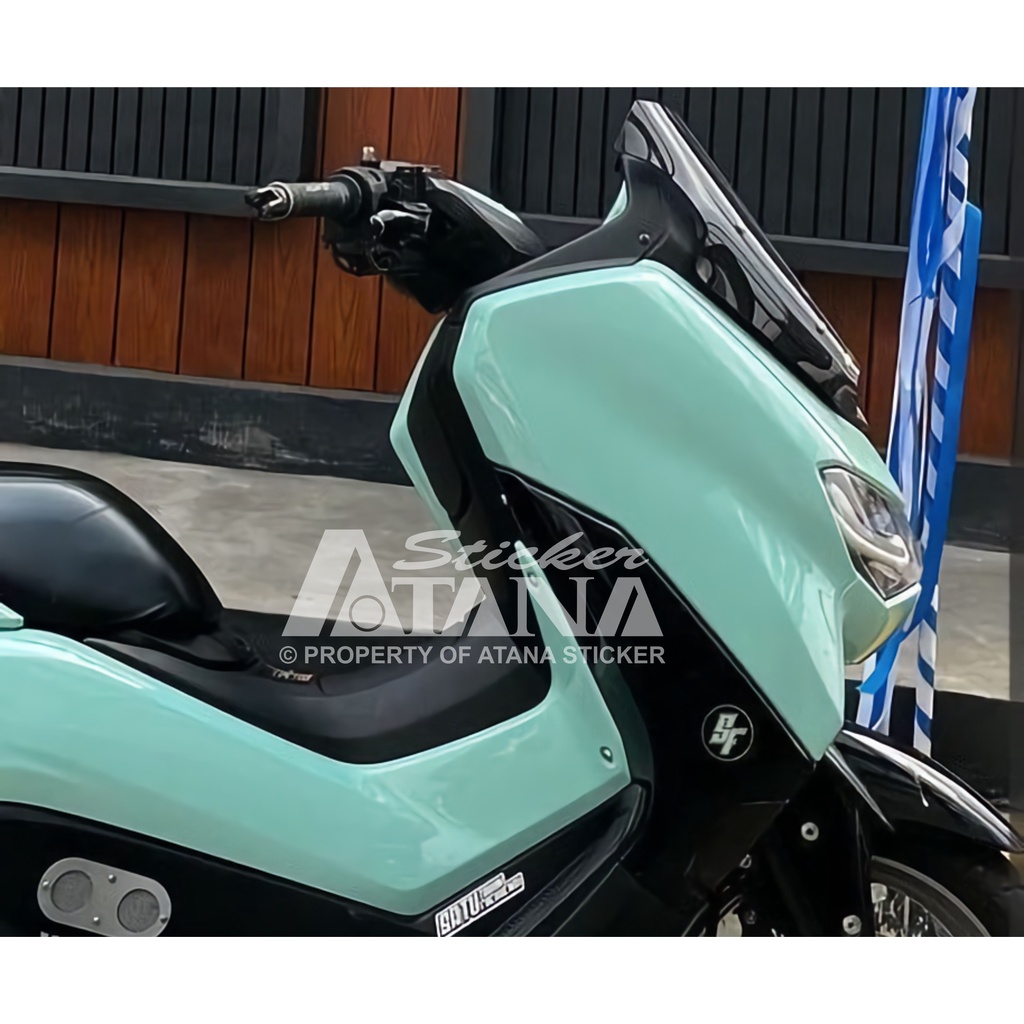 Skotlet Tosca Glossy Scotlet Turquoise Stiker Tukish Metalik Sticker Hijau Decal Vinyl Meteran Roll Sepeda Motor Matic Mobil Scotlite Body Scotlight Nyala Dekorasi Kaca Background Aquarium Lantai Tiang Aksesoris Scoopy PCX NMAX Lexi Vario Beat Mio Vespa