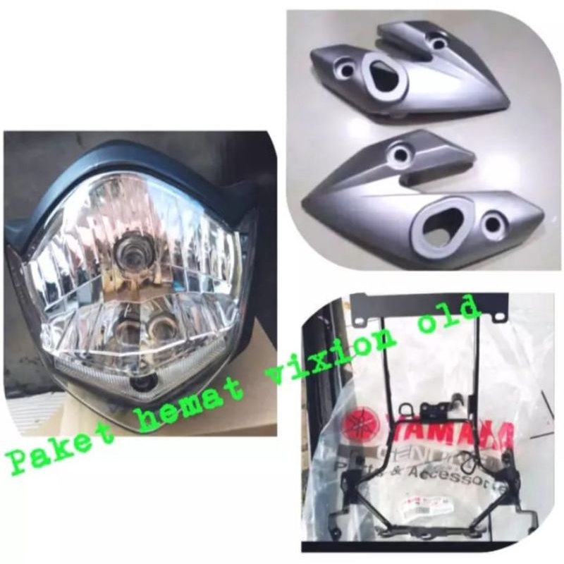 Paket Vixion Old Plus Kupingan Lampu Plus Breket