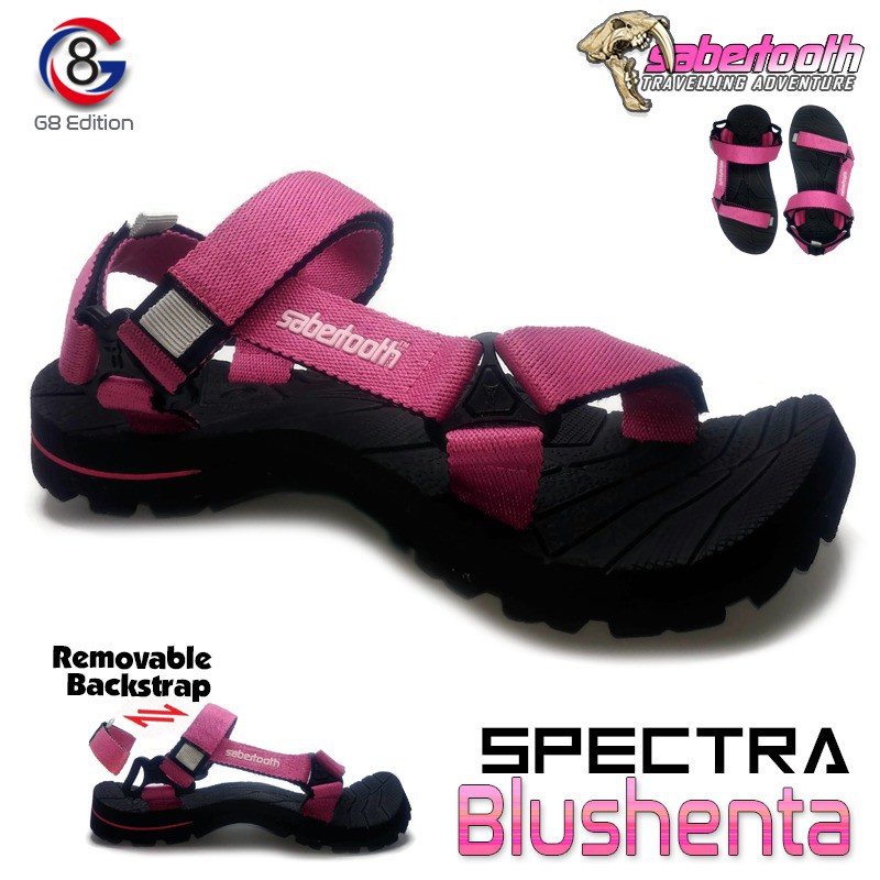 Sandal/sendal Gunung wanita pria Sabertooth Size 38 39 40 41 42 43 44 45 46 47