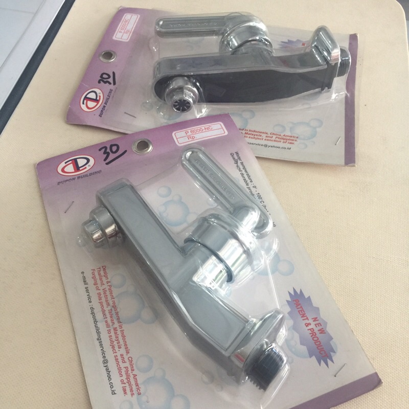 KERAN / KRAN DINDING DUPON P6000NC / P 6000 NC / PVC LAPISAN CHROME