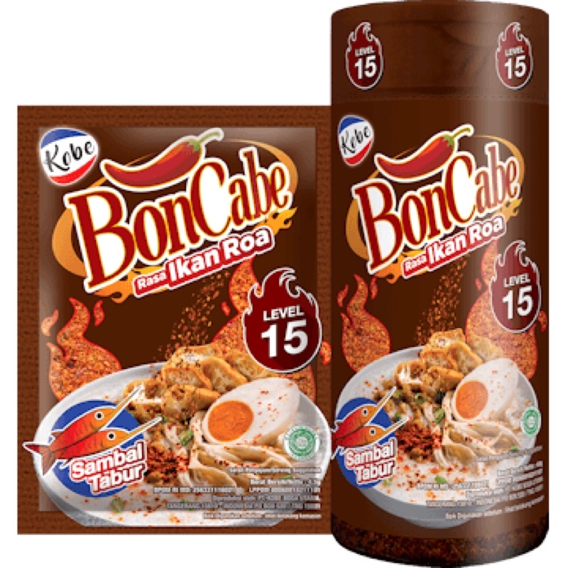

KOBE BonCabe Level 15, rasa ikan roa