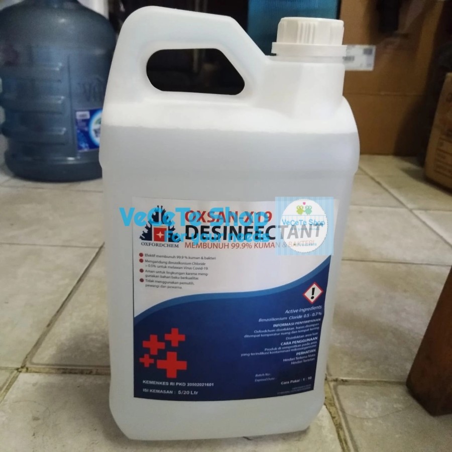 BIANG / CONCENTRATE Disinfektan / Desinfectant Oxsan - X19 5 Liter