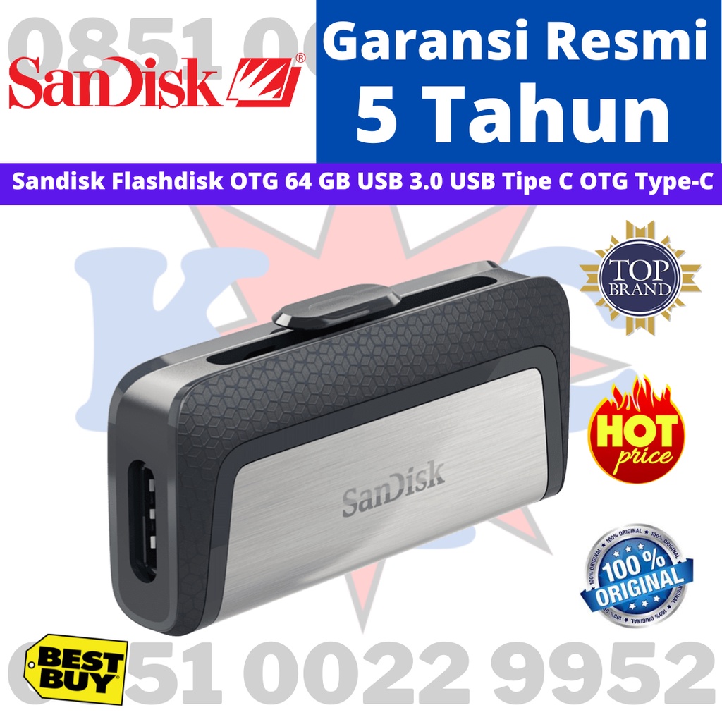 Sandisk OTG 64GB USB Type-C USB 3.1 Ultra Dual Drive