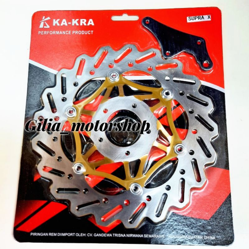 Piringan Cakram Disc Depan 300MM 5Lubang Supra X 110 Fit Lama Piringan Lebar disc supra x Grigi