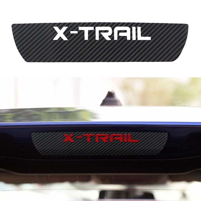 Stiker Lampu Rem Mobil Bahan Serat Karbon Untuk Nissan X-Trail Xtrail T32 2014-2020