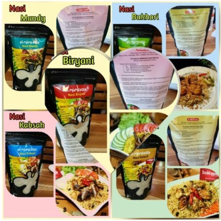 

978Eq1W Al Mumtazza Nasi Arab / Nasi Briyani Instan / Nasi Kebuli / Nasi Mandh - Kebuli WQ012