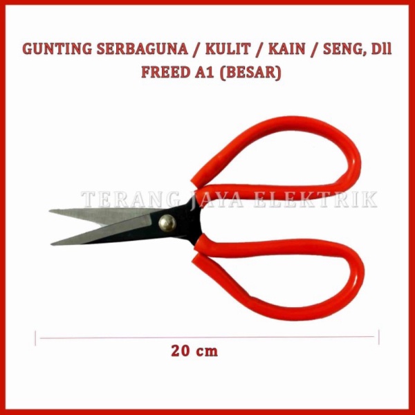 

Jual parts Gunting Serbaguna Gunting Kulit Kertas Seng FREEd A1 BESAR Murah