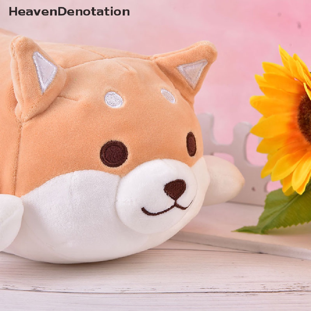 (Heavendenotation) Boneka Anjing Corgi Shiba Inu Bahan Plush Ukuran 40cm