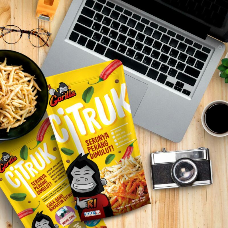 

Cemilan Aci Renyah Daun Jeruk 80 Gr