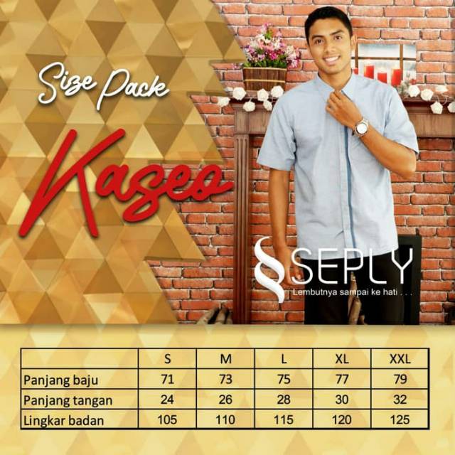 Seply Kaseo 54 - Baju Muslim Pria - Kemeja Koko Pria Muslim