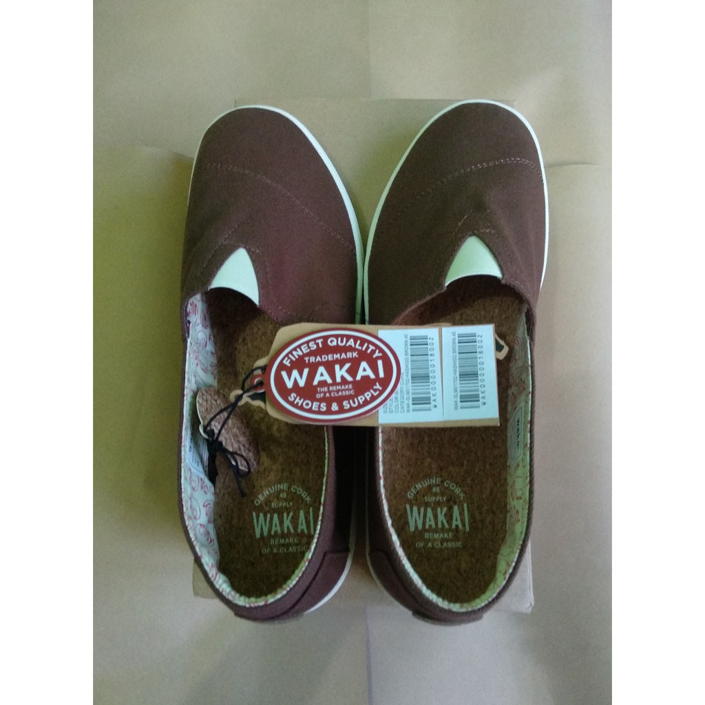 SEPATU WAKAI HASHIGO 100% ORGINAL SIZE 45 WARNA COKLAT