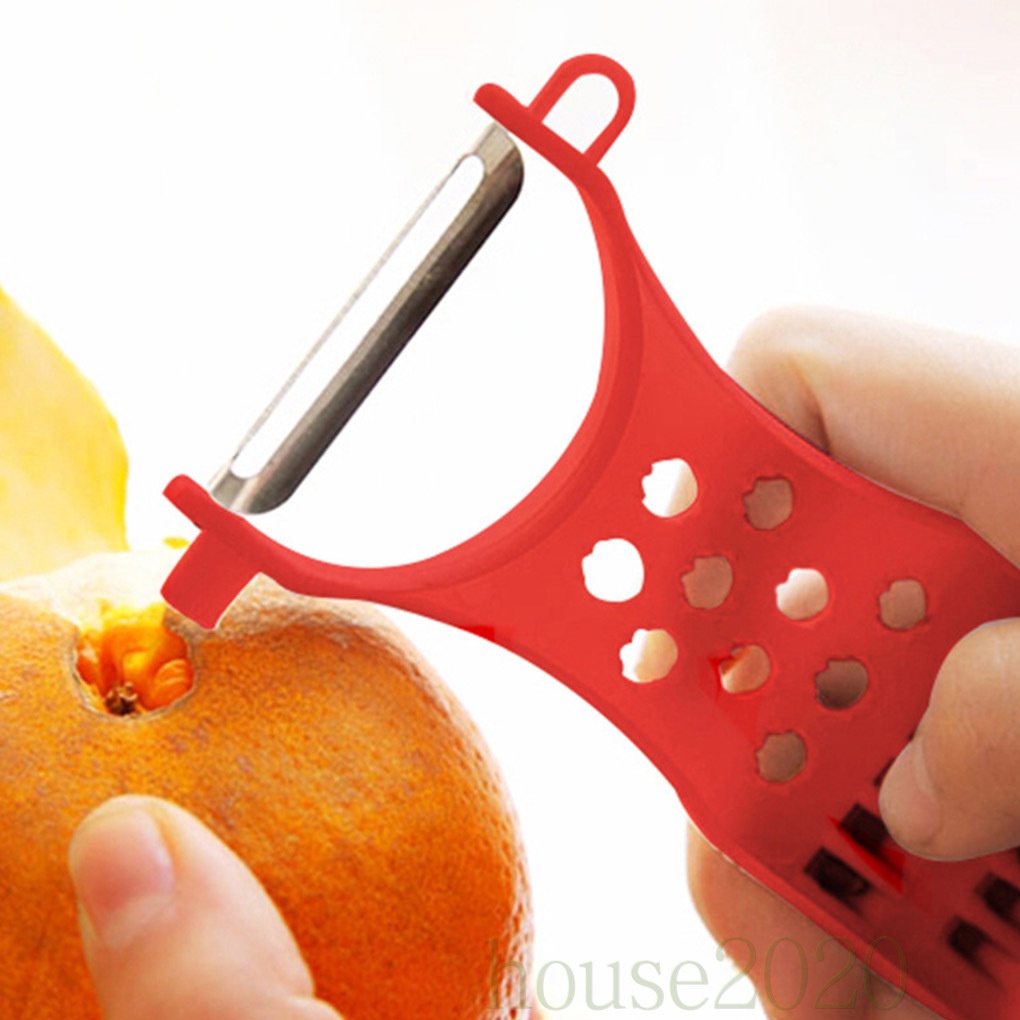 [HOUSE2020]Fruits Vegetables Grater Stainless Steel Scraper Potato Slicer Food Peeler Chopper Kitchen Tool