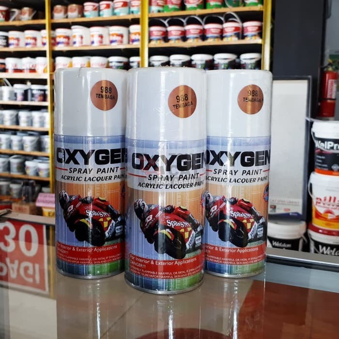 CAT SEMPROT OXYGEN WARNA TEMBAGA 300CC