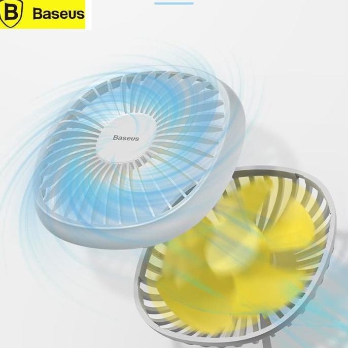 623- Mini Fan Portable Baseus Pudding Shaped Kipas Angin Mini Meja Usb