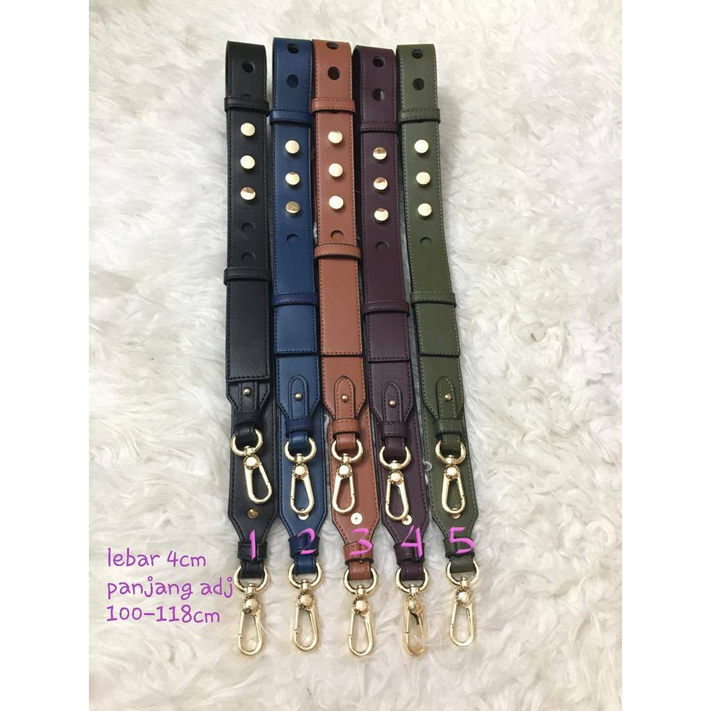 Bagstrap adjustable 100 118 cm tas tali panjang selempang cross body strap tas celia